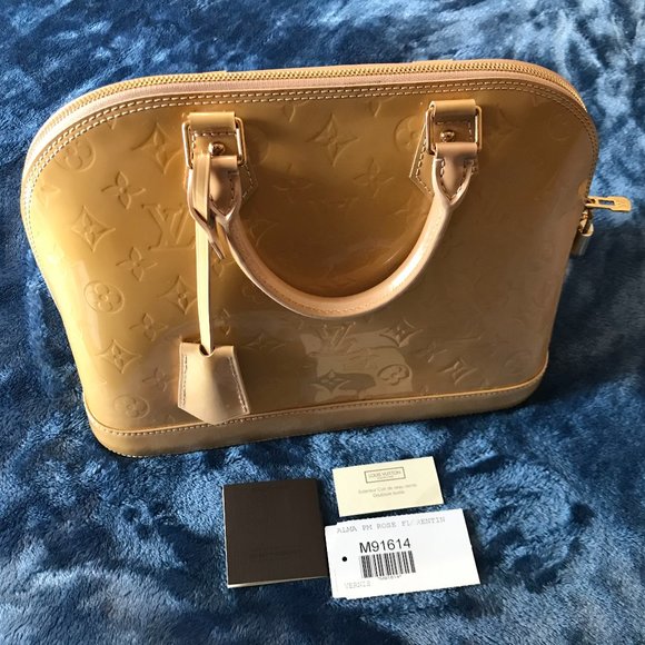 Louis Vuitton VERNIS Alma PM Rose Florentin Bag - Picture 5 of 16